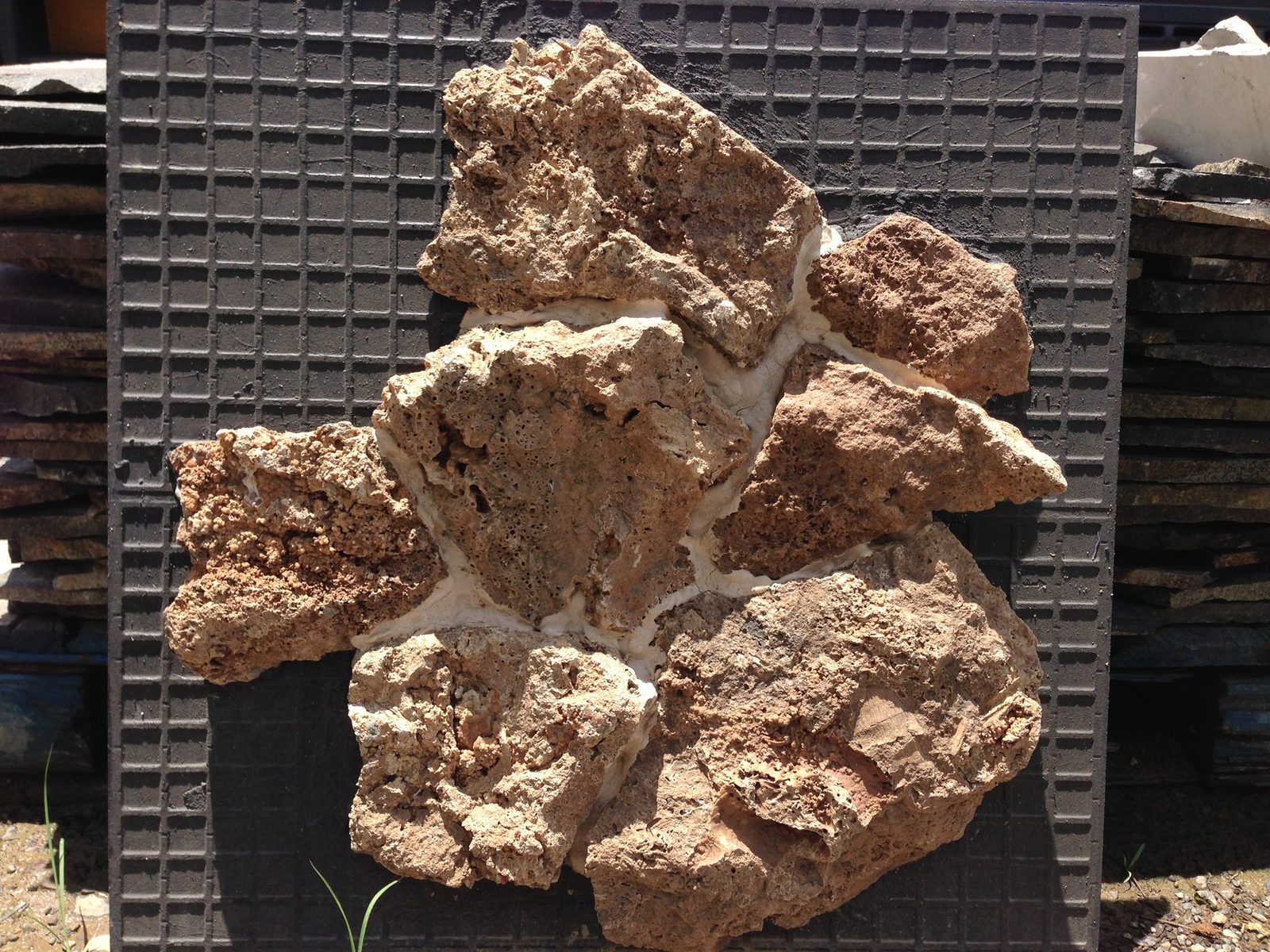 Piezas de piedra coralina Coral Rústico, formato irregular