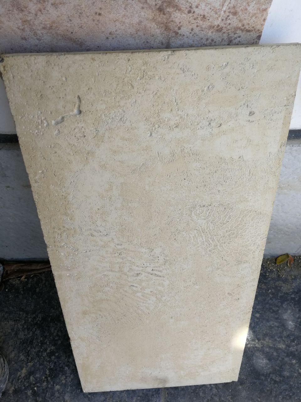 Textura de la coralina prefabricada