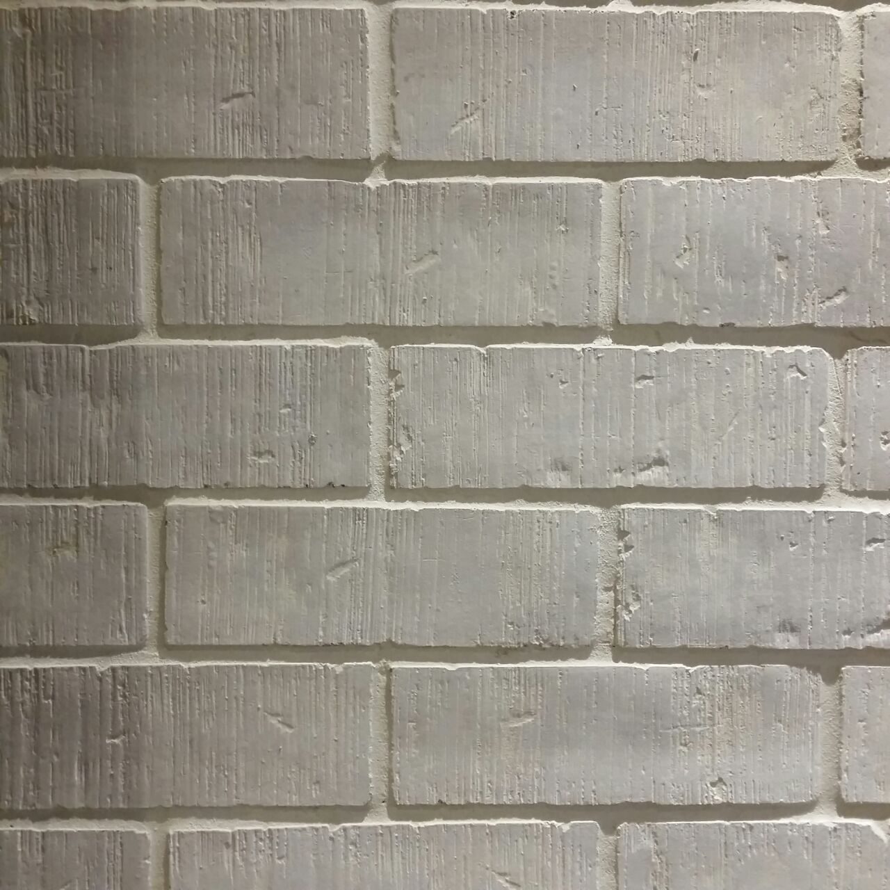 Muro de fachaleta de ladrillo Wire Cut White de Deco Rock