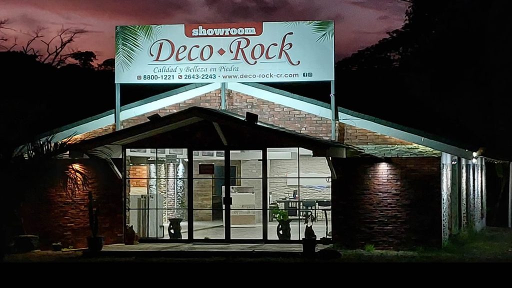 Deco Rock showroom in Jacó — video walkthrough